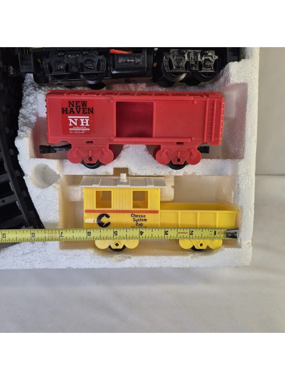 Vintage 1976-The Chessie Battery Diesel Train Set-Durham Rail Power NO.8816